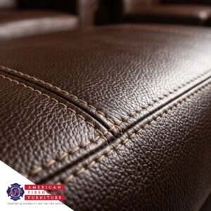 A detailed macro shot showing the clean, resilient texture of durable firehouse upholstery vinyl.
